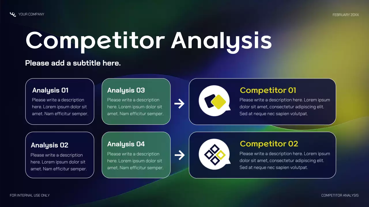 Navy Modern Startup Pitch Promotion Presentation