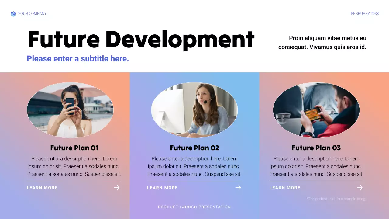 Blue Modern Product Launch Presentation