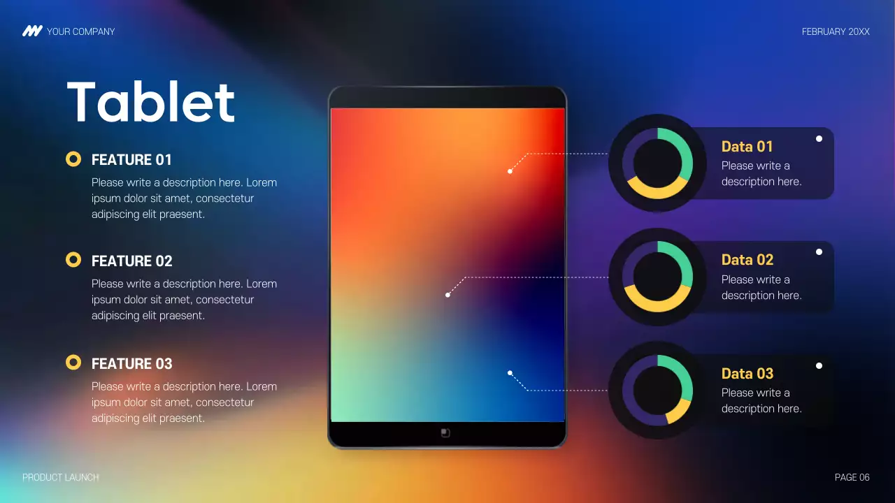 Colorful Modern Product Launch Presentation