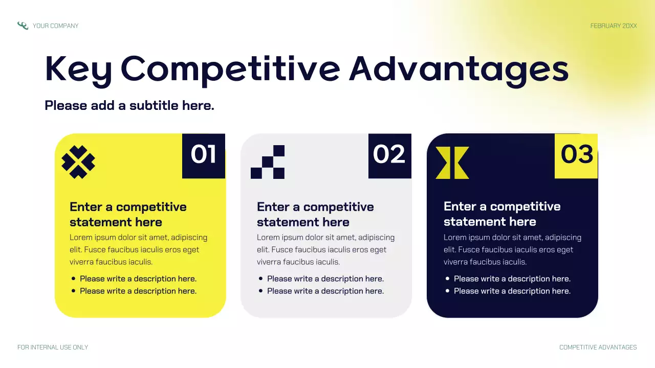 Navy Modern Startup Pitch Promotion Presentation