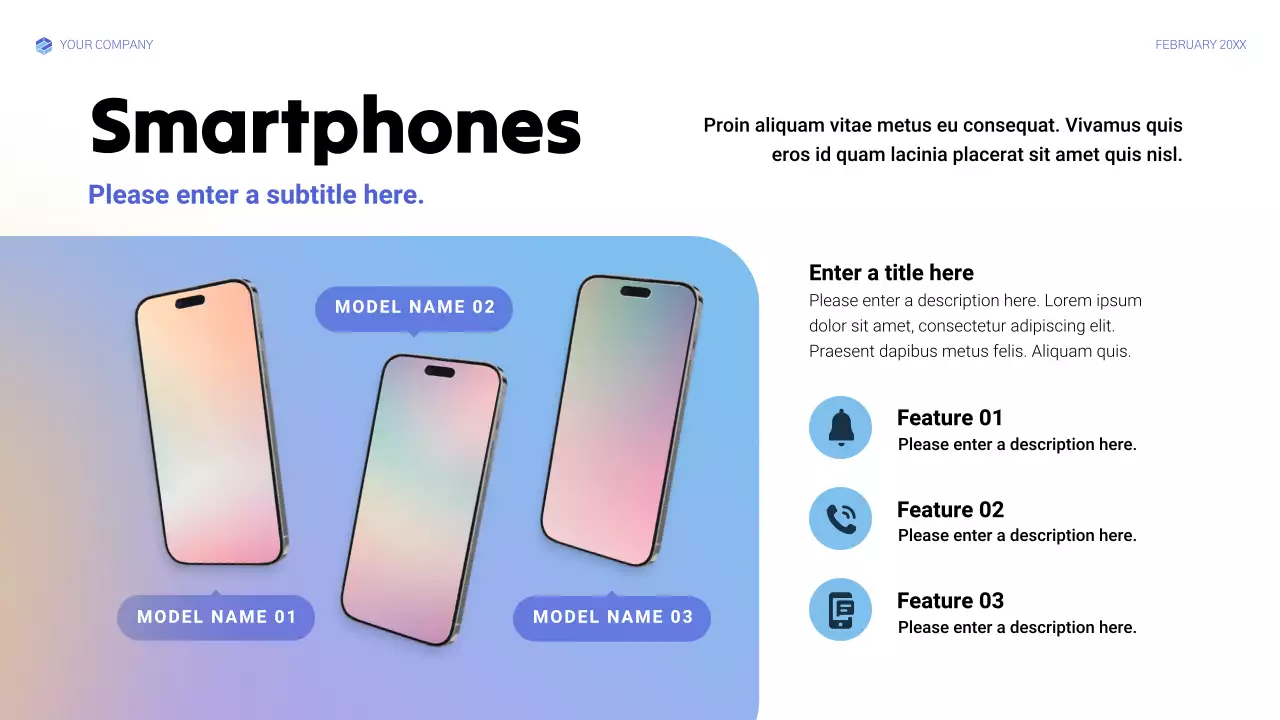 Blue Modern Product Launch Presentation