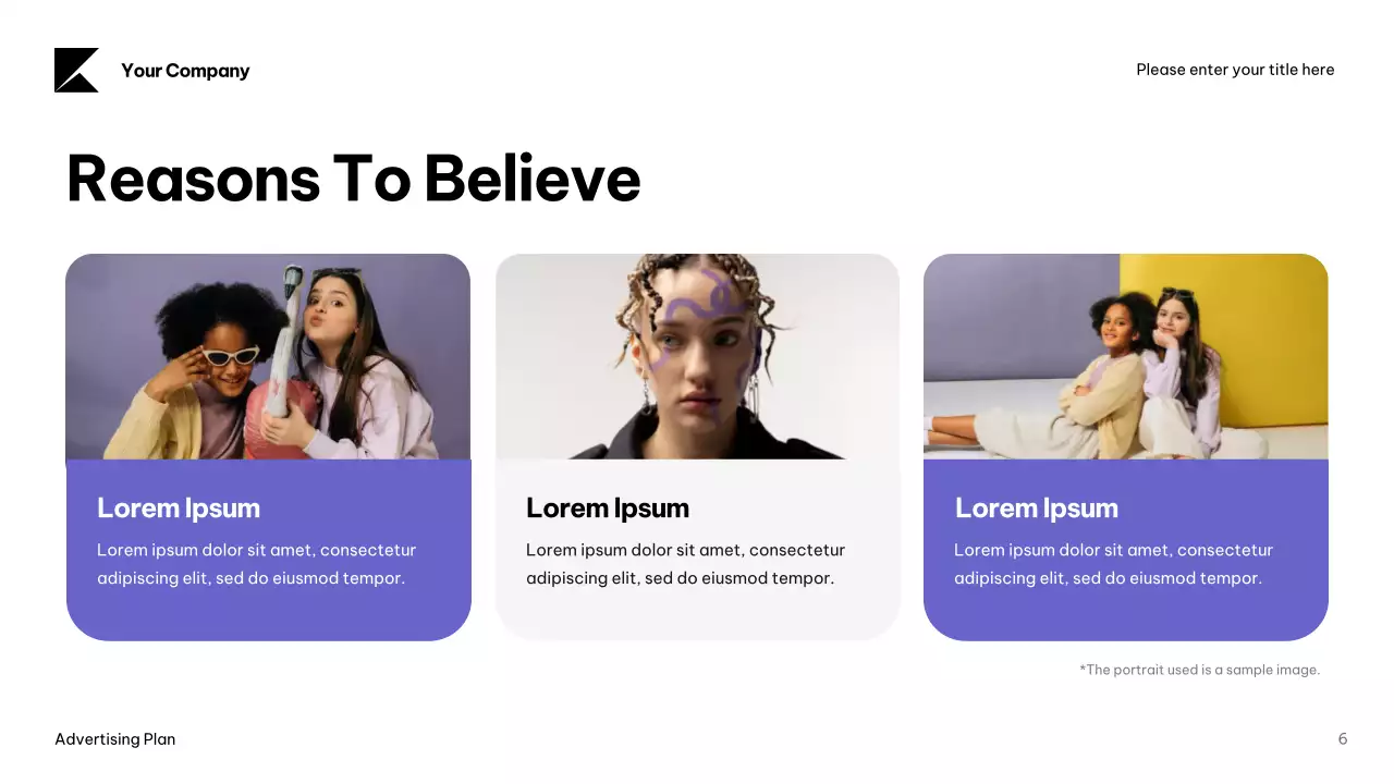 Black Modern Advertising Plan Presentation