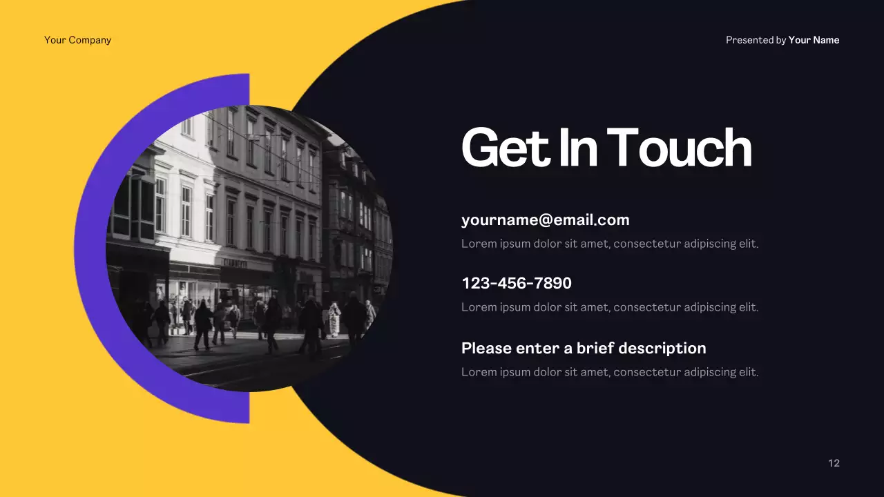 Black Modern Advertising Plan Presentation