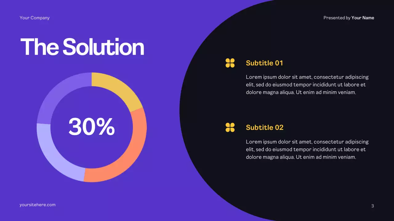 Black Modern Advertising Plan Presentation