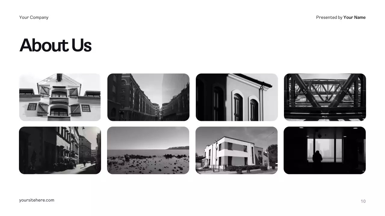 Black Modern Advertising Plan Presentation