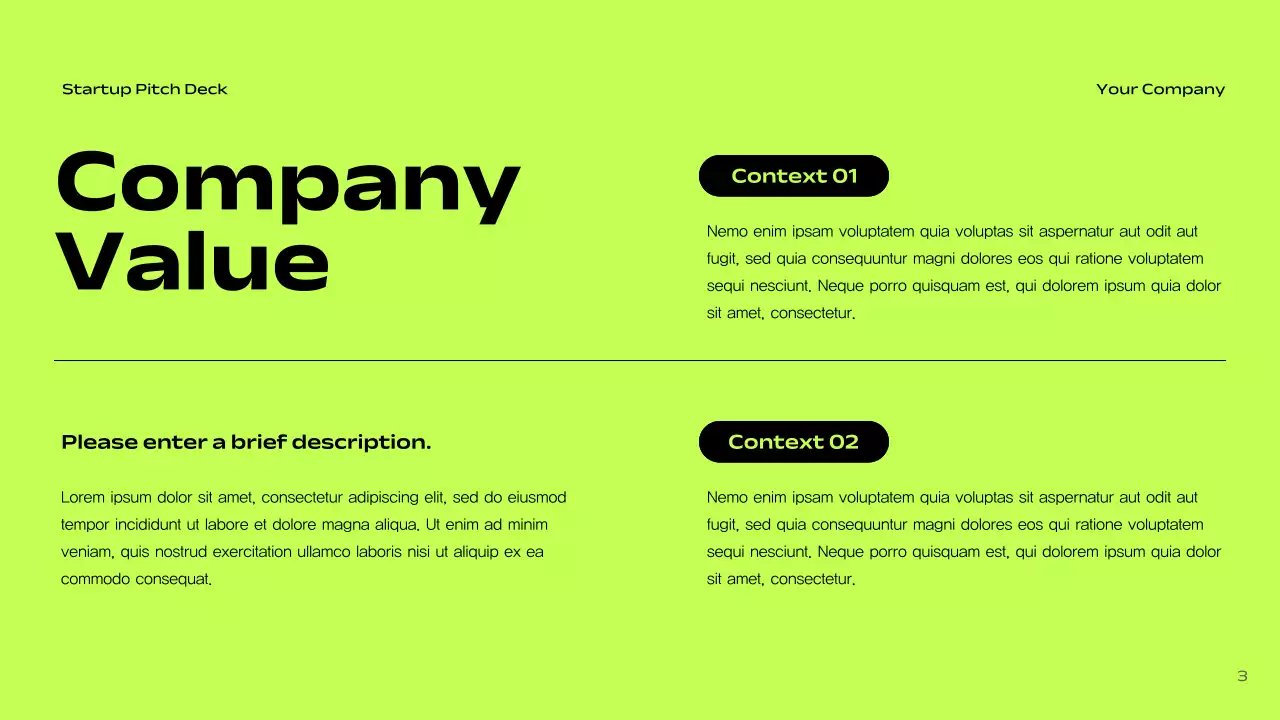 Black Modern Startup Pitch Presentation