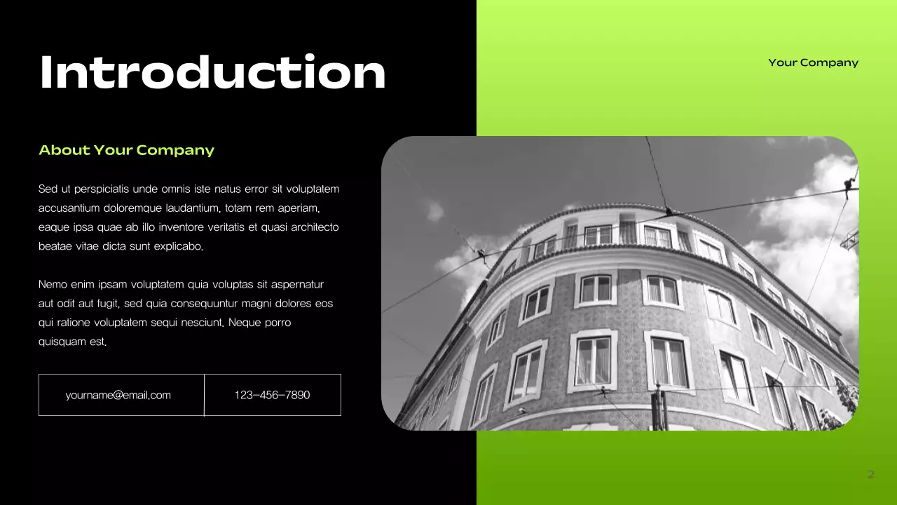 Black Modern Startup Pitch Presentation