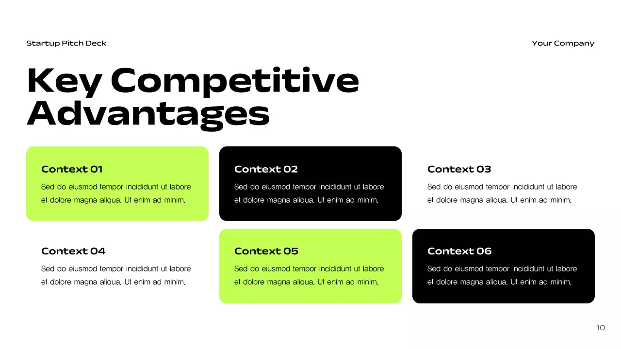 Black Modern Startup Pitch Presentation