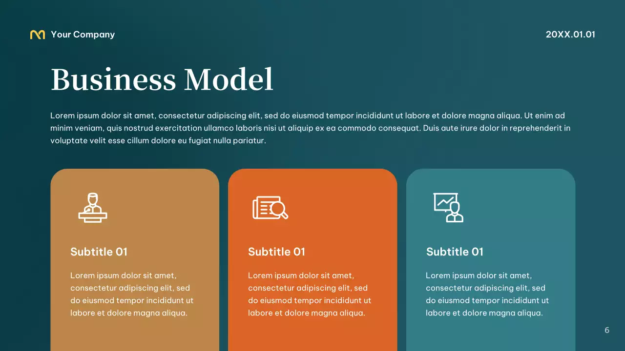 Teal Modern Startup Fundraising Pitch Presentation