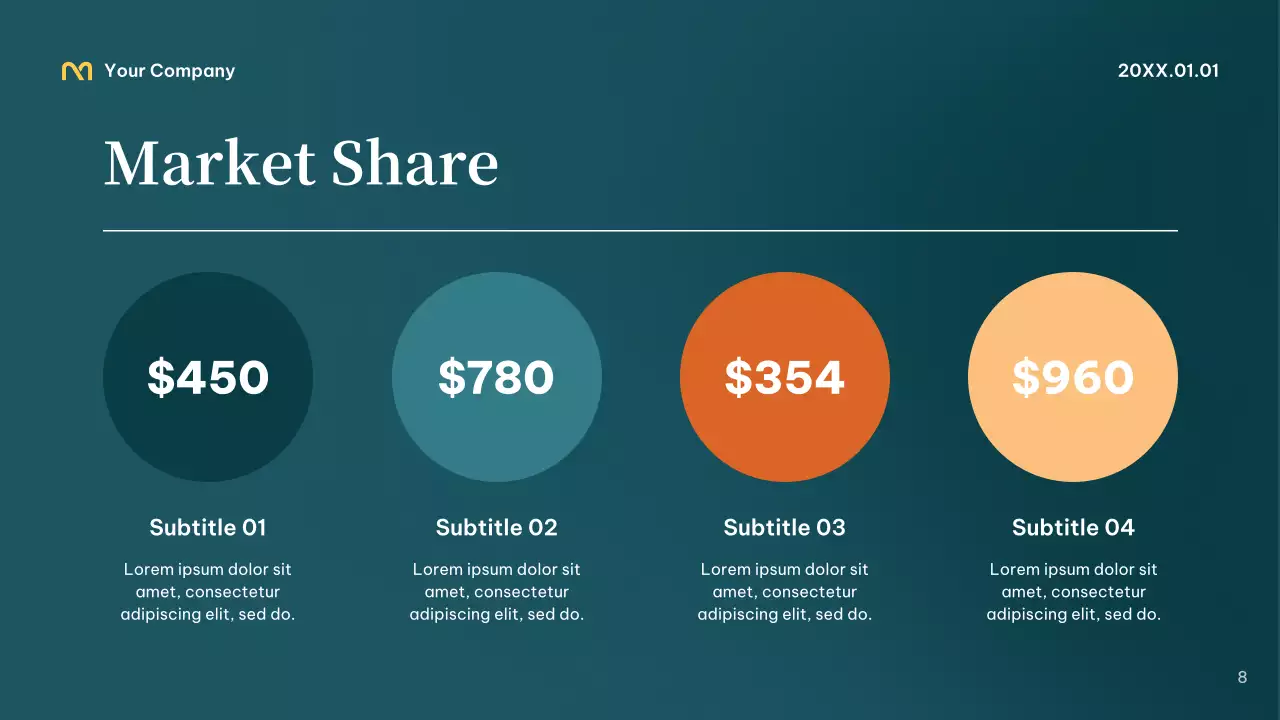 Teal Modern Startup Fundraising Pitch Presentation