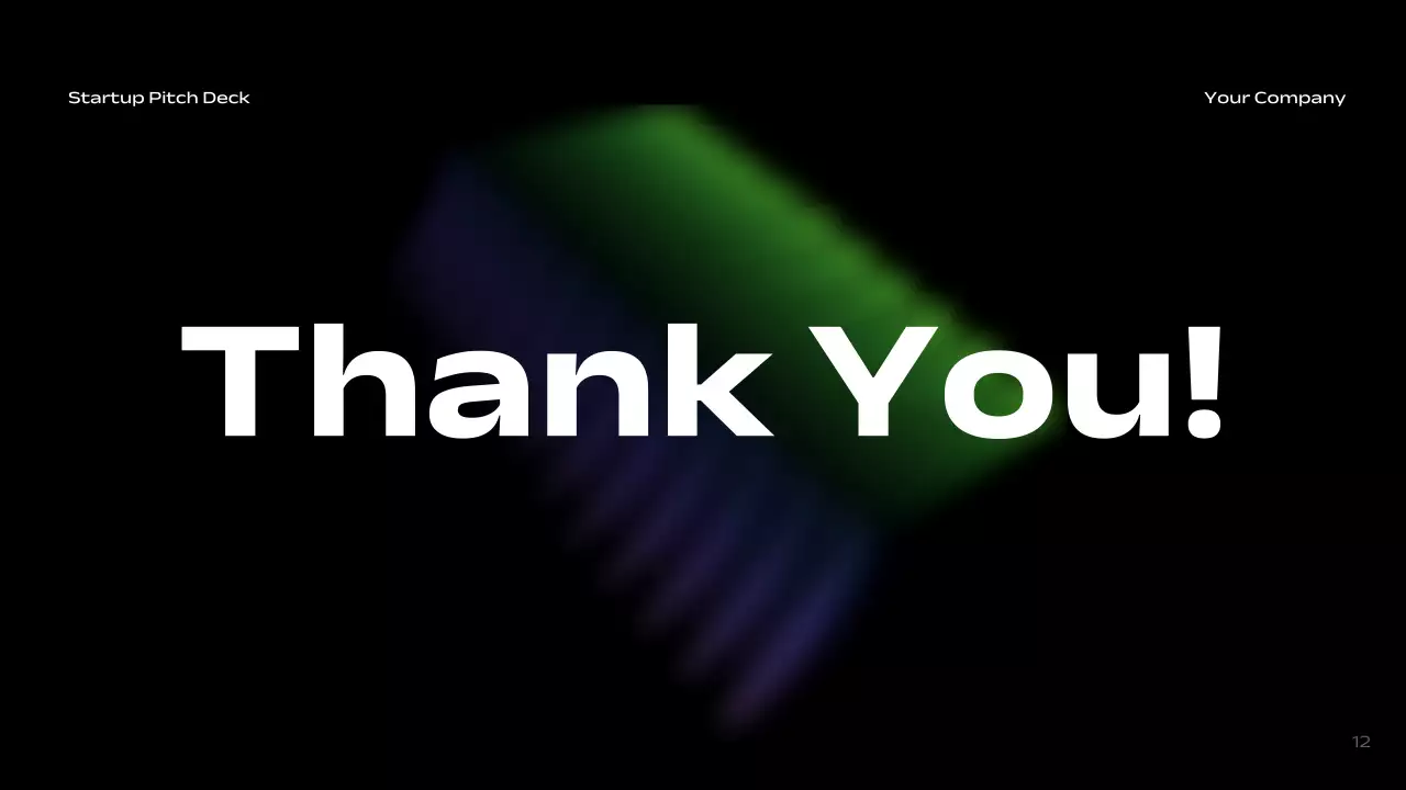 Black Modern Startup Pitch Presentation