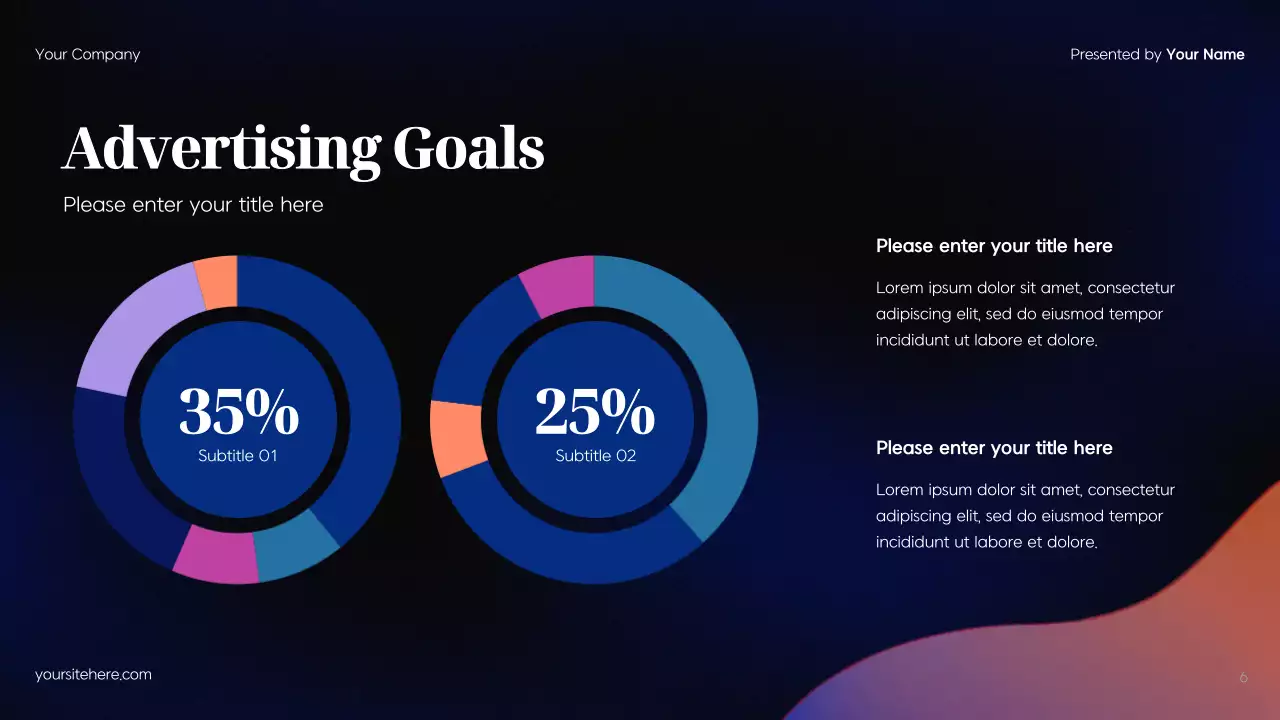 Blue Modern Advertising Plan Presentation