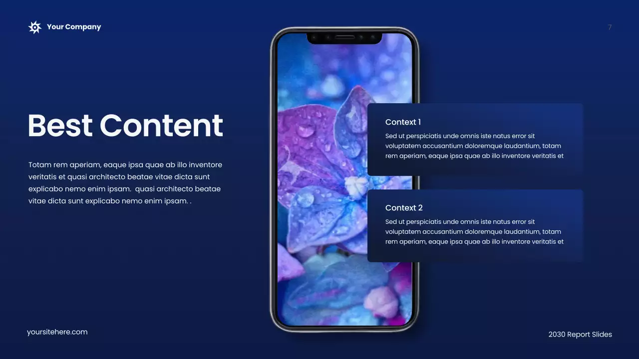 Blue Modern Advertising Report Presentation