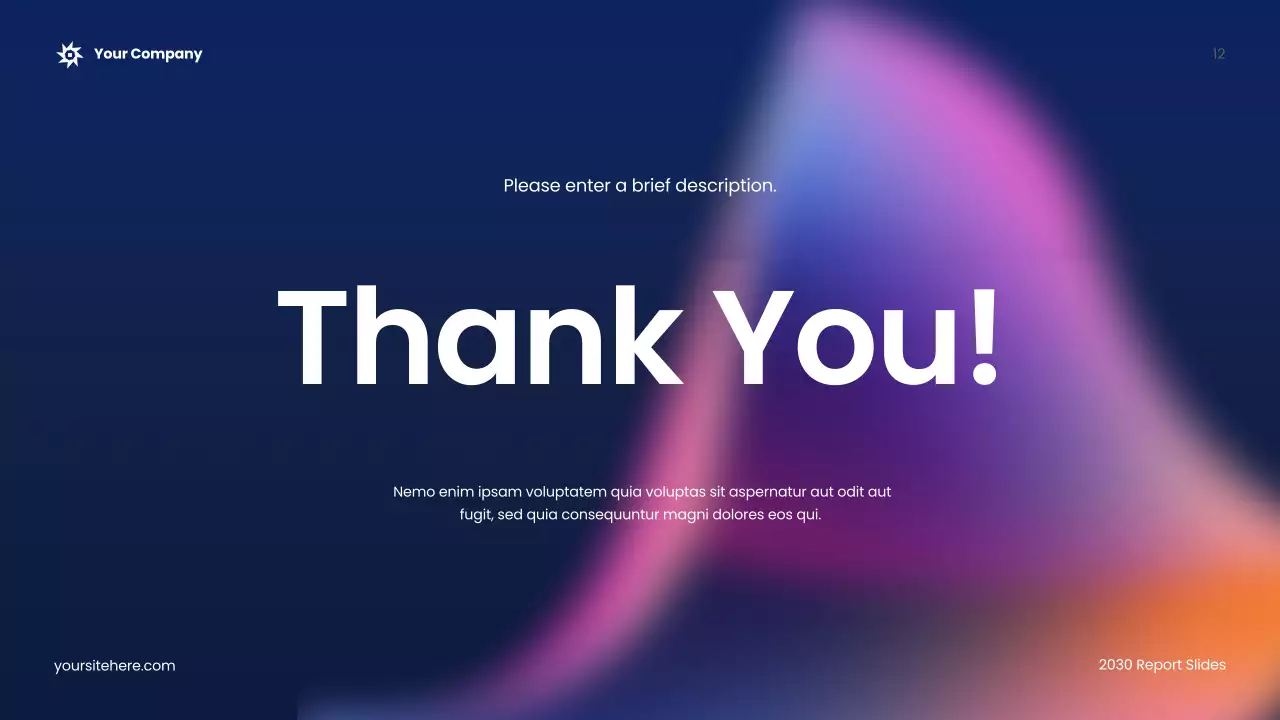 Blue Modern Advertising Report Presentation