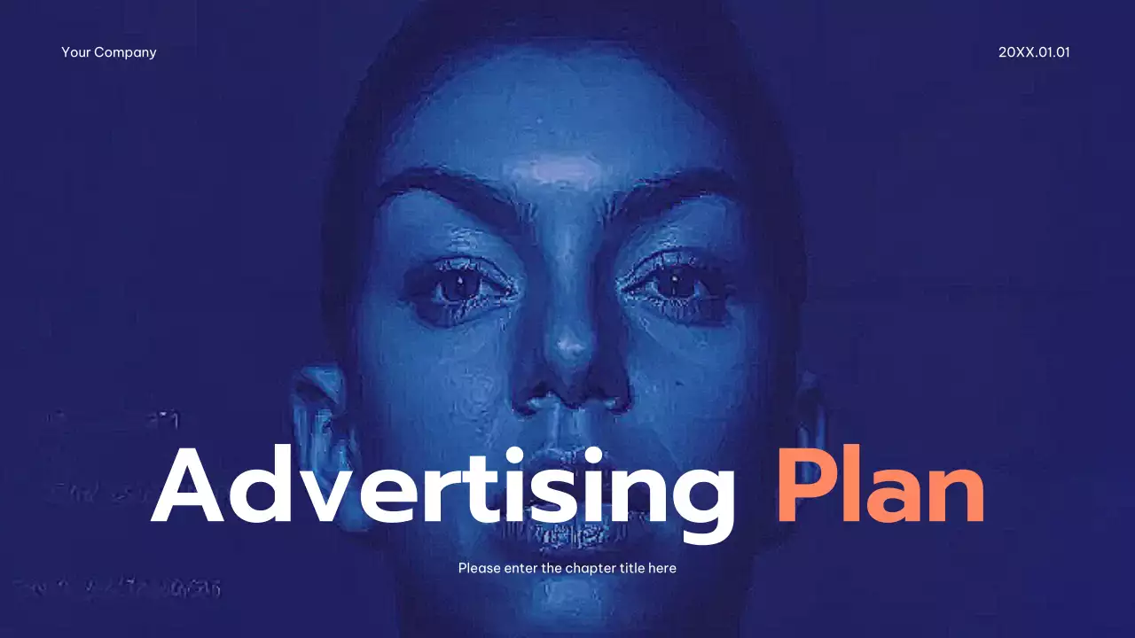 Blue Modern Advertising Plan Presentation