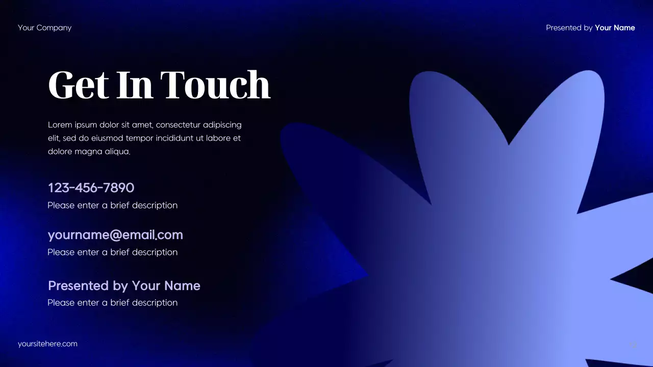 Blue Modern Advertising Plan Presentation