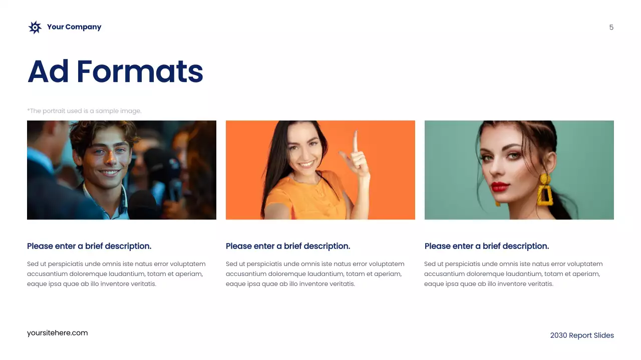 Blue Modern Advertising Report Presentation