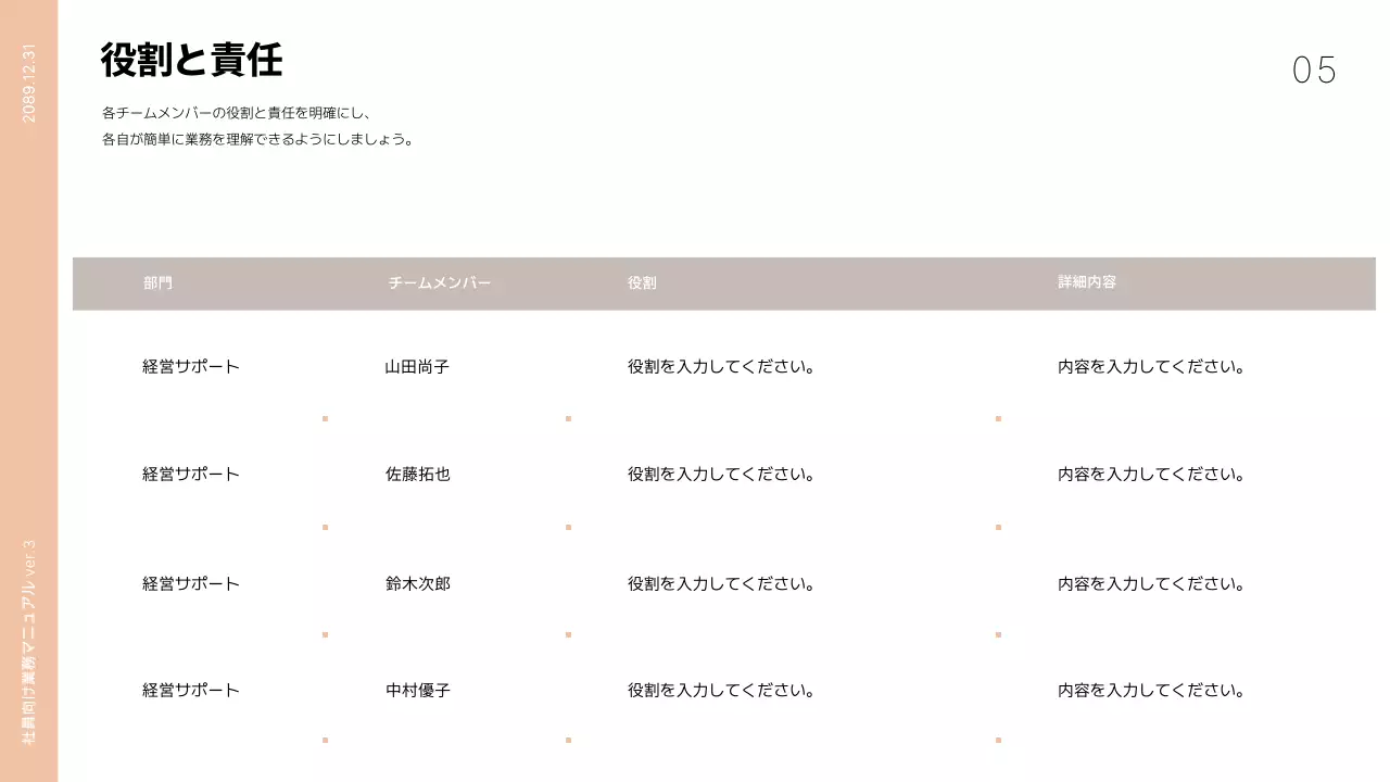 白 シンプル 業務 マニュアル プレゼンテーション