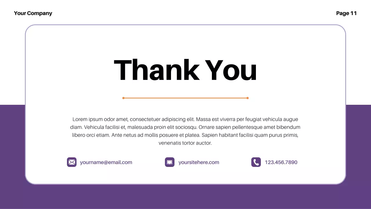 Purple Modern Budget Review Presentation