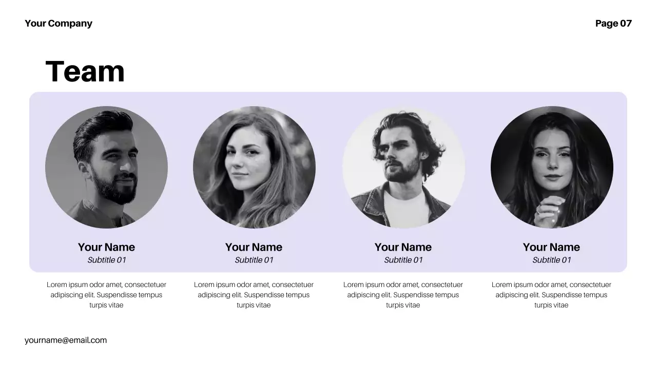 Purple Modern Budget Review Presentation