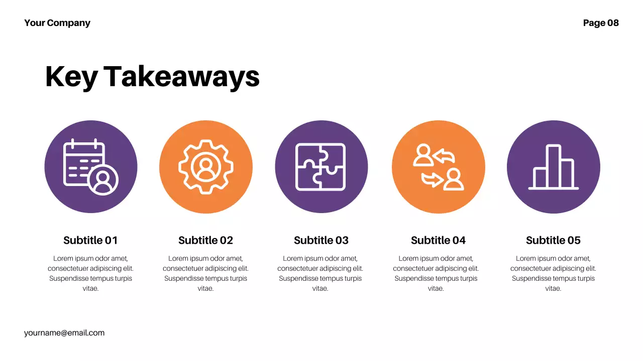 Purple Modern Budget Review Presentation