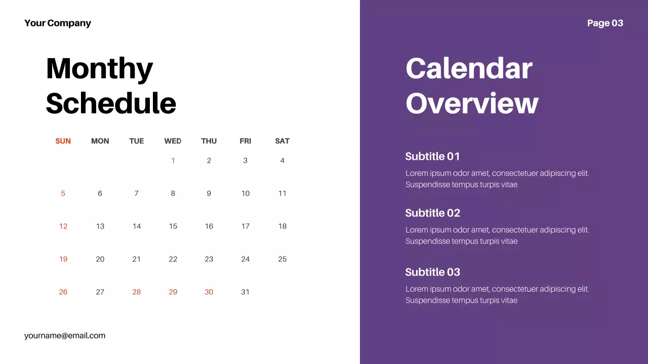 Purple Modern Budget Review Presentation