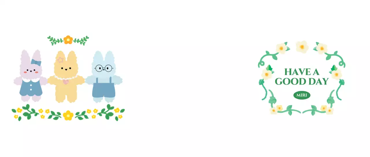 緑黄色かわいいイラストコップ