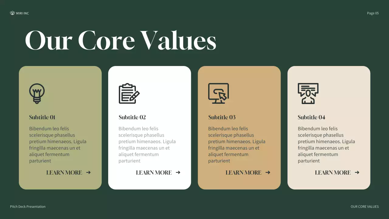 Green Modern Company Introduction Presentation