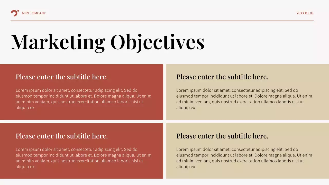 Presentasi Strategi Kampanye Minimalis Beige