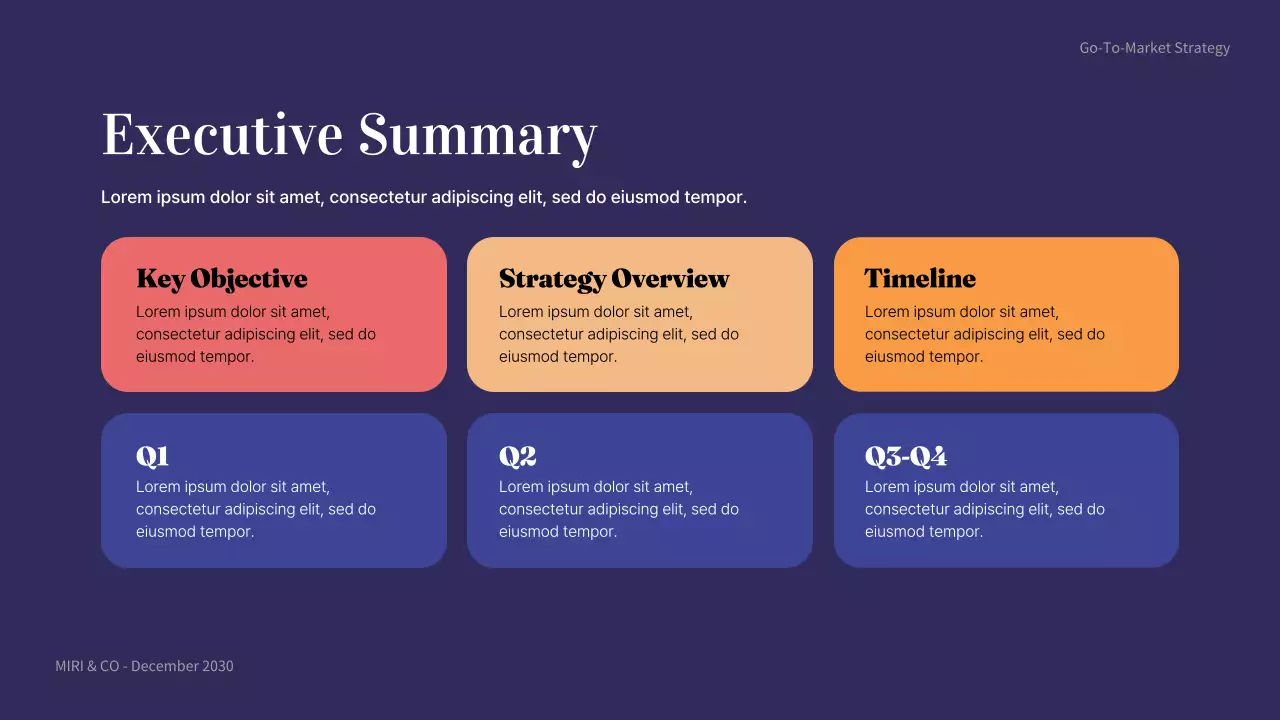 Coral Minimalist Strategy Guide Presentation