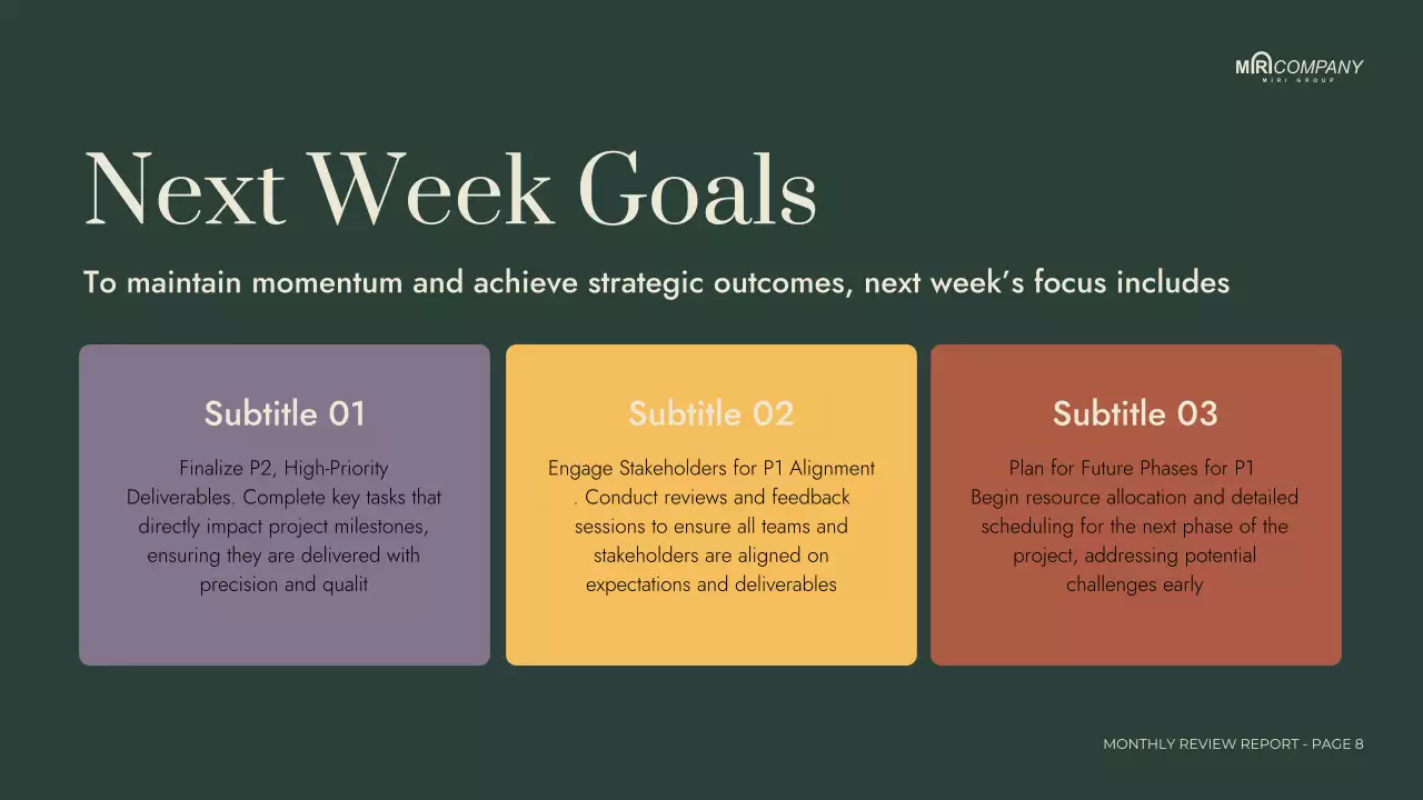 Beige Professional Project Report Presentation