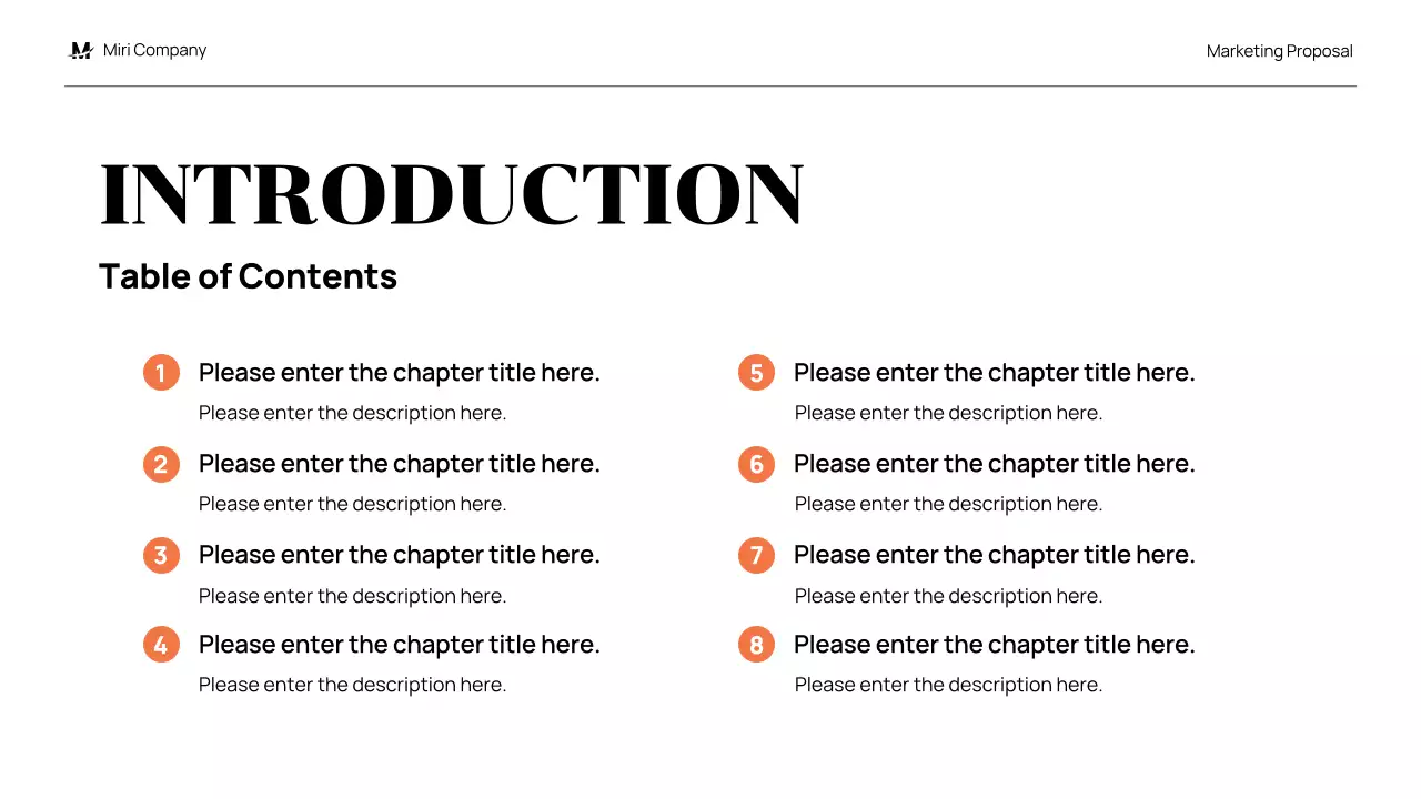 Black Modern Marketing Proposal Presentation