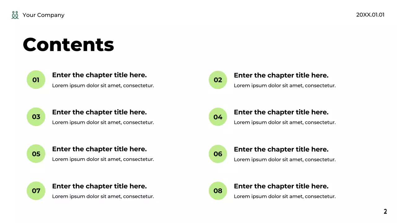 Green Modern Startup Pitch Presentation