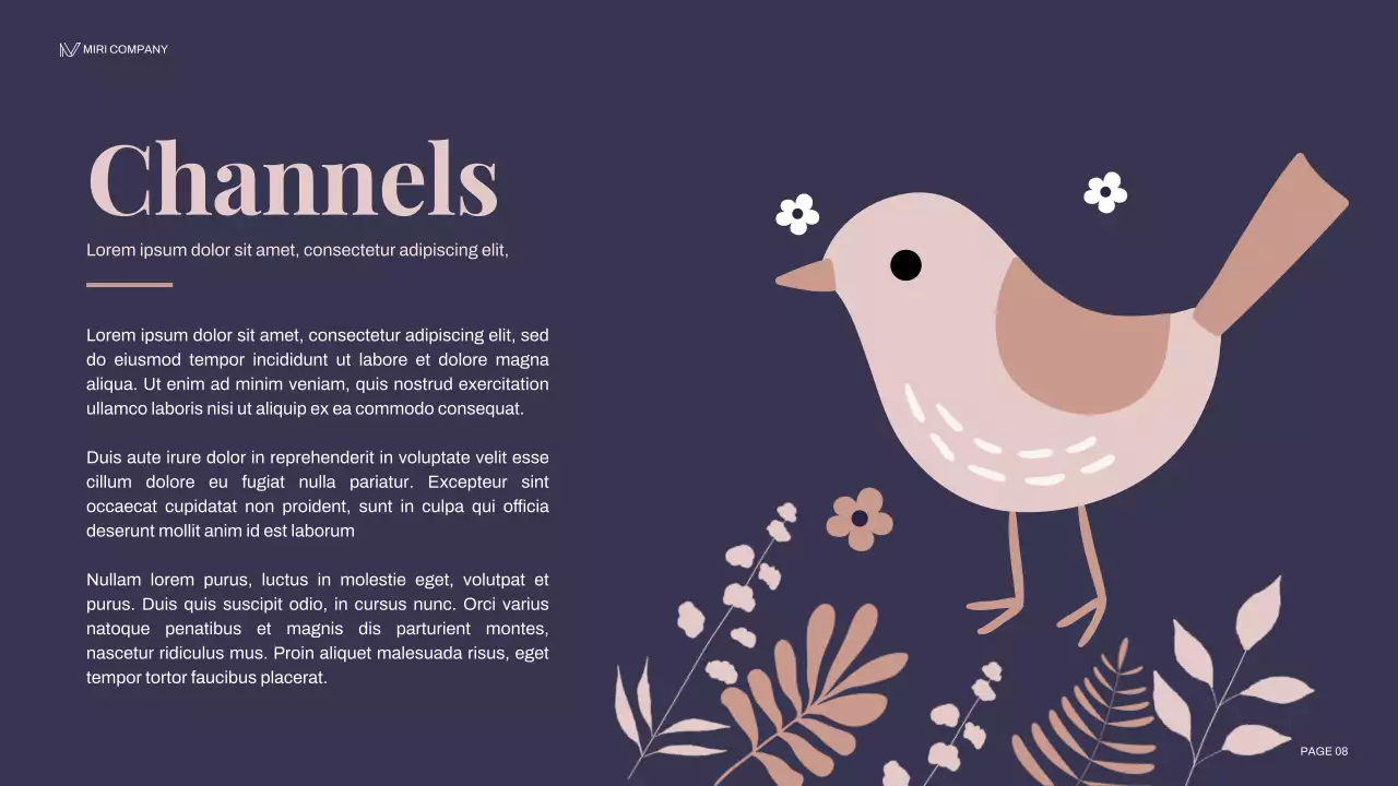 Navy Elegant Marketing Plan Presentation