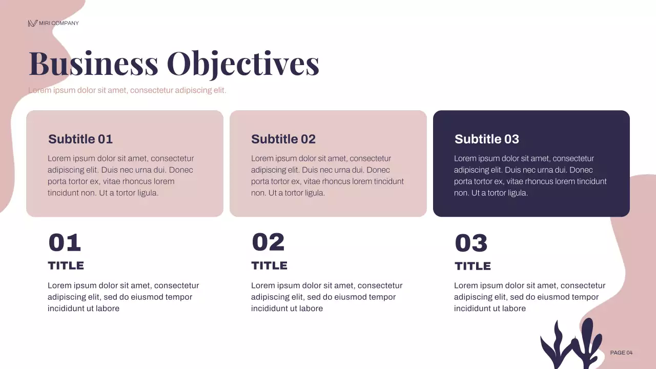 Navy Elegant Marketing Plan Presentation