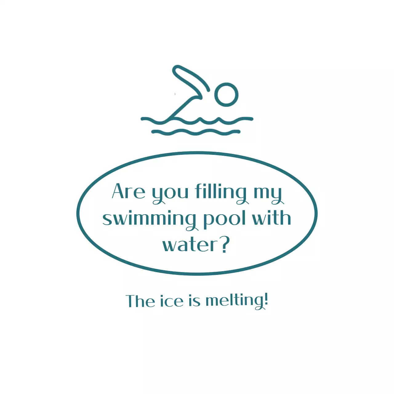 青と白のさわやかなコースター