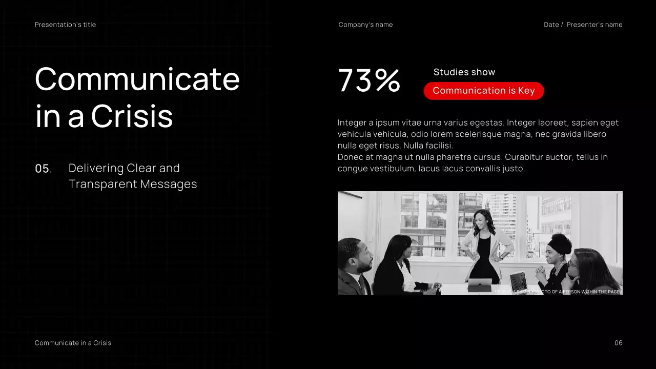 Red Minimal Business Webinar Materials Presentation