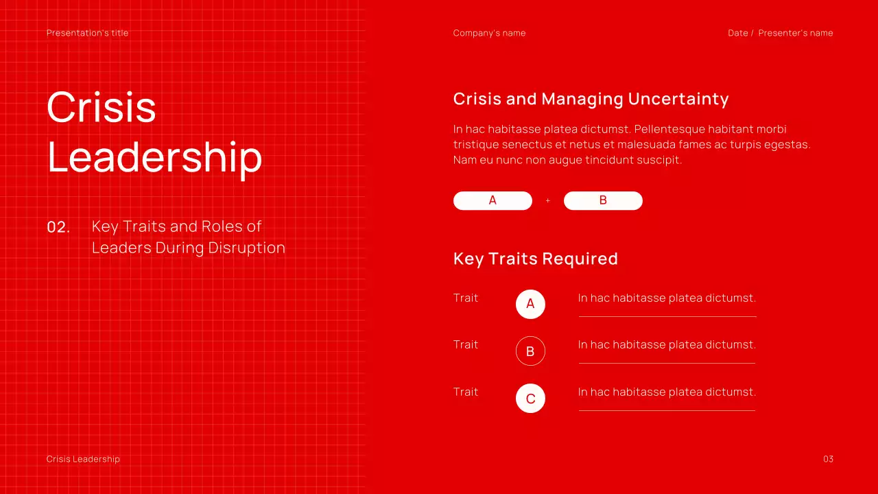 Red Minimal Business Webinar Materials Presentation