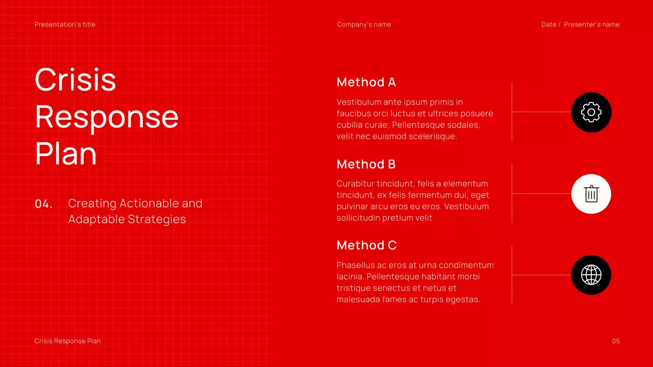 Red Minimal Business Webinar Materials Presentation