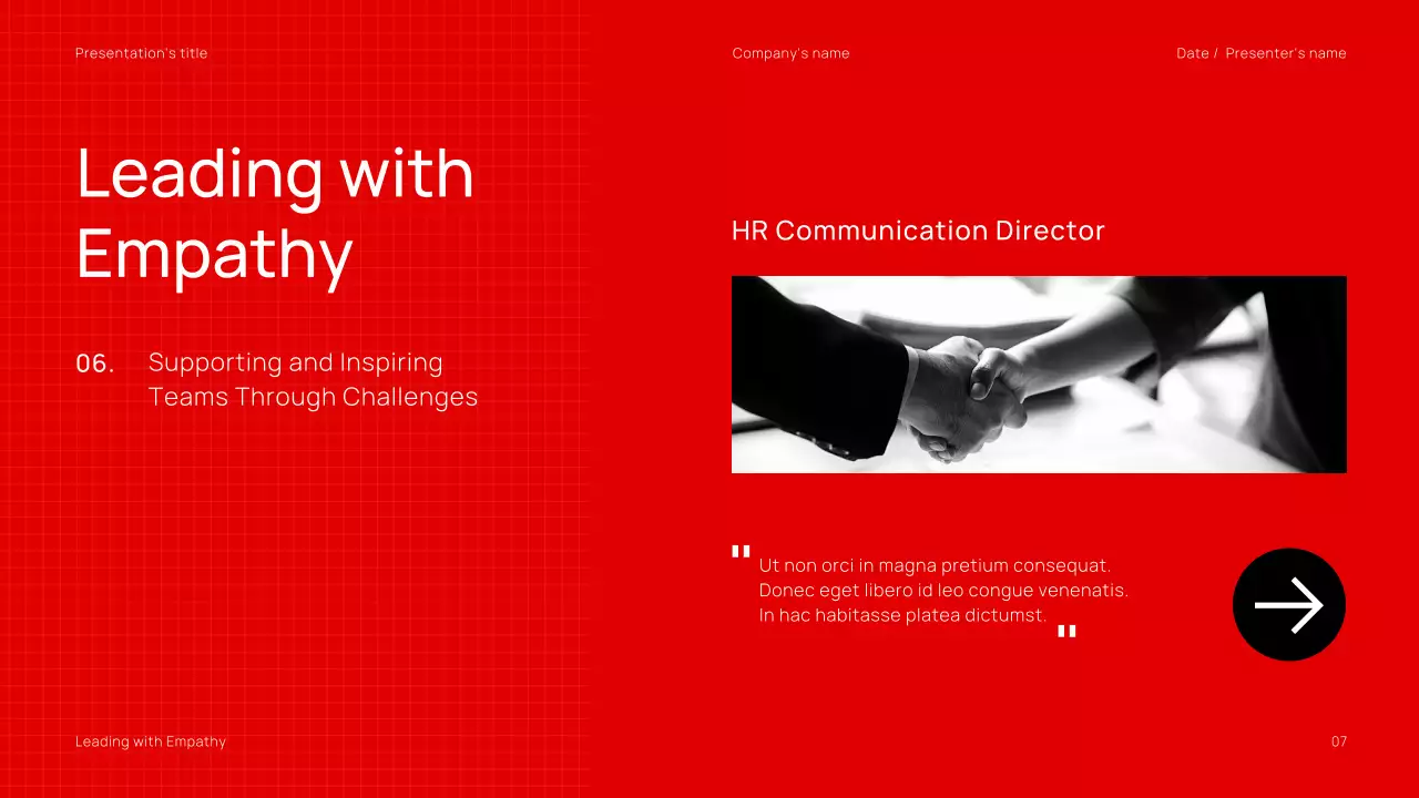 Red Minimal Business Webinar Materials Presentation