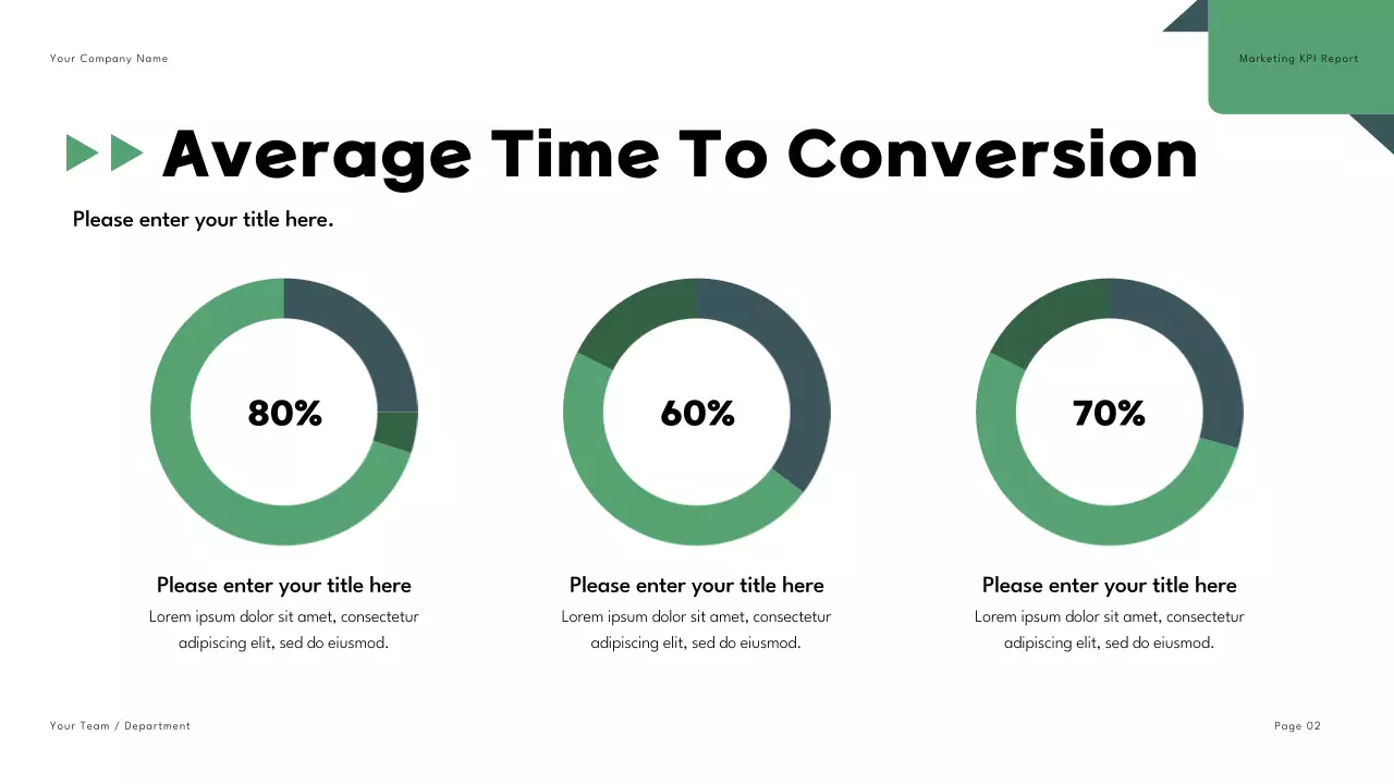 Green Modern Marketing Report Presentation