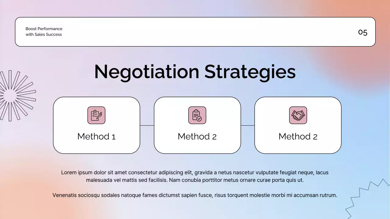 Apresentação do Guia de Vendas Pastel Modern