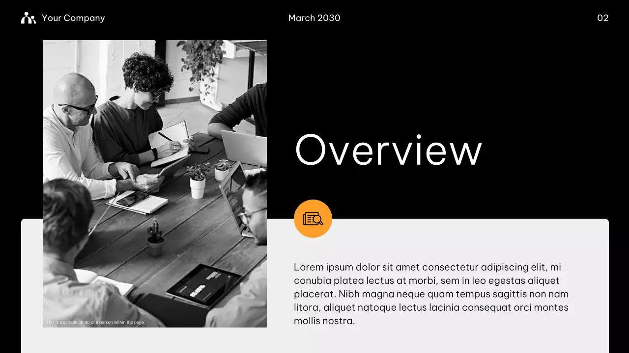 Black Modern Startup Funding Pitch Presentation