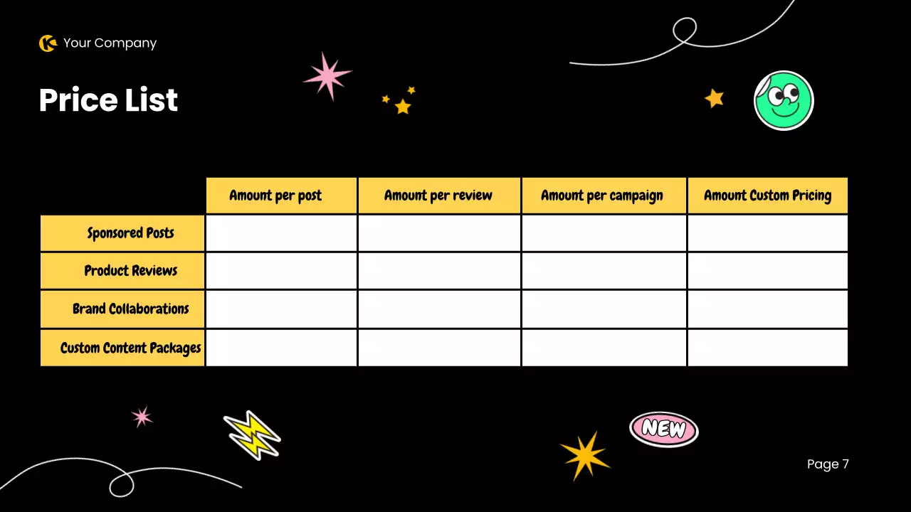 블랙 모던 크리에이티브 포트폴리오 프레젠테이션
