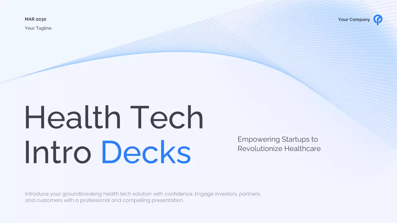 Apresentação do Guia de Tecnologia em Saúde Moderna Azul