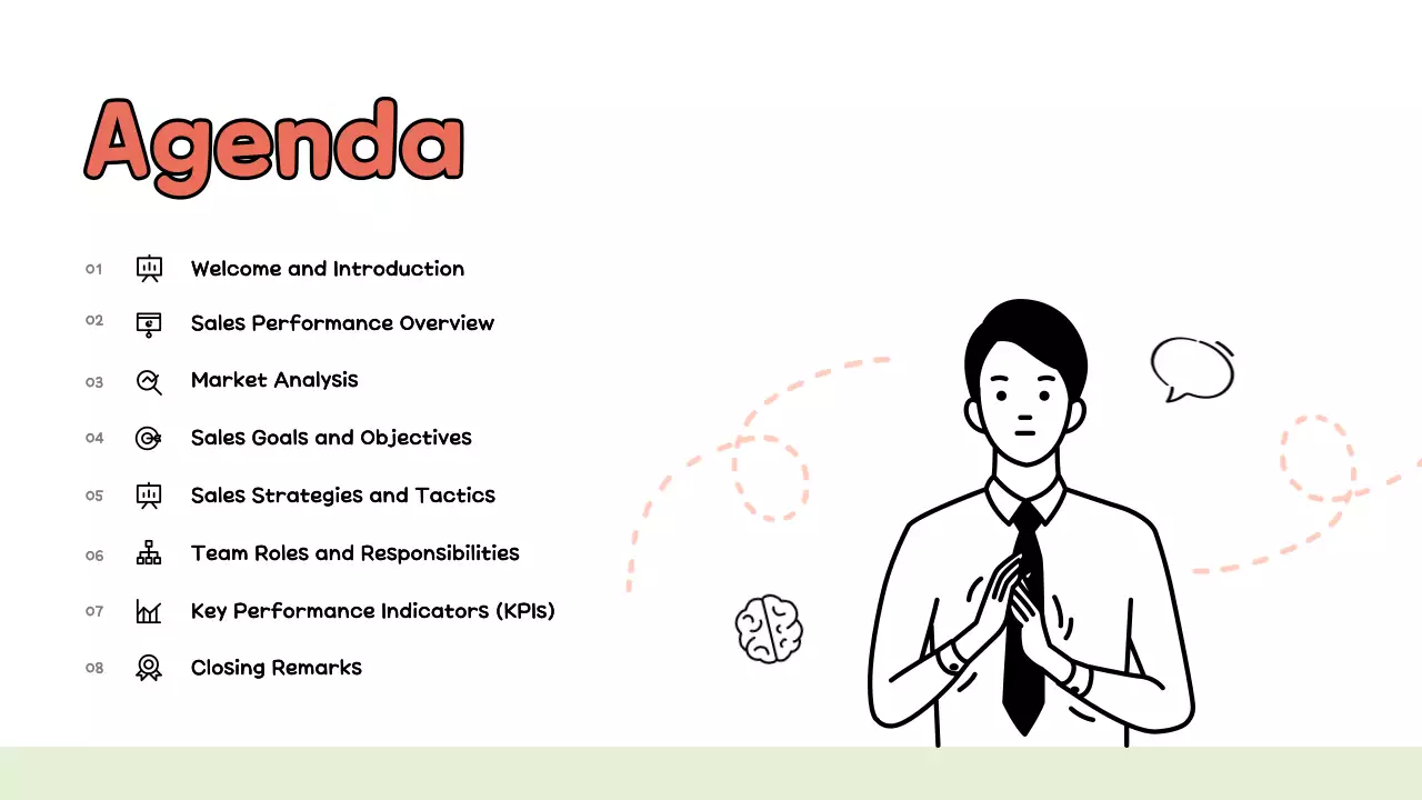 Red Simple Sales Strategy Presentation