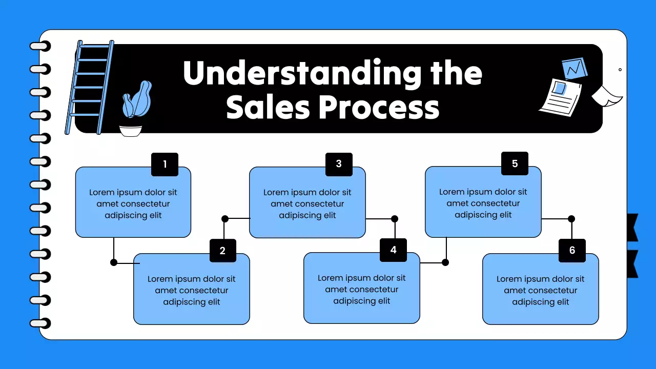 Blue Modern Sales Training Presentation