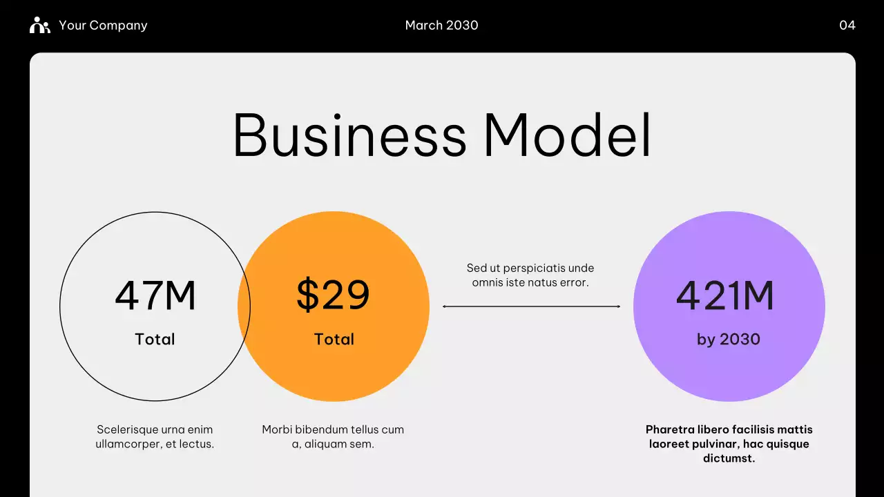 Black Modern Startup Funding Pitch Presentation