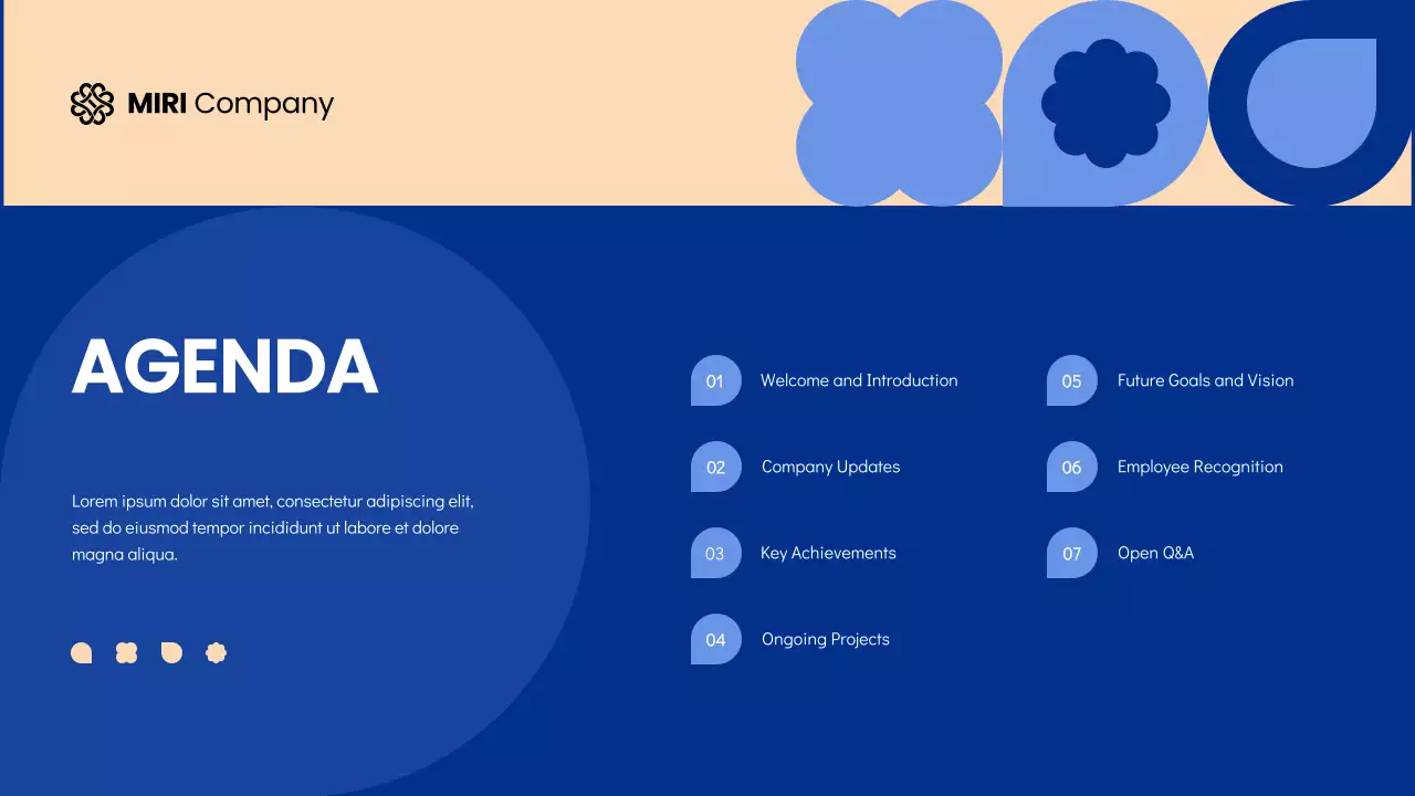 Blue Modern Town Hall Meeting Presentation