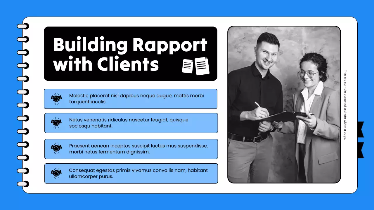 Blue Modern Sales Training Presentation